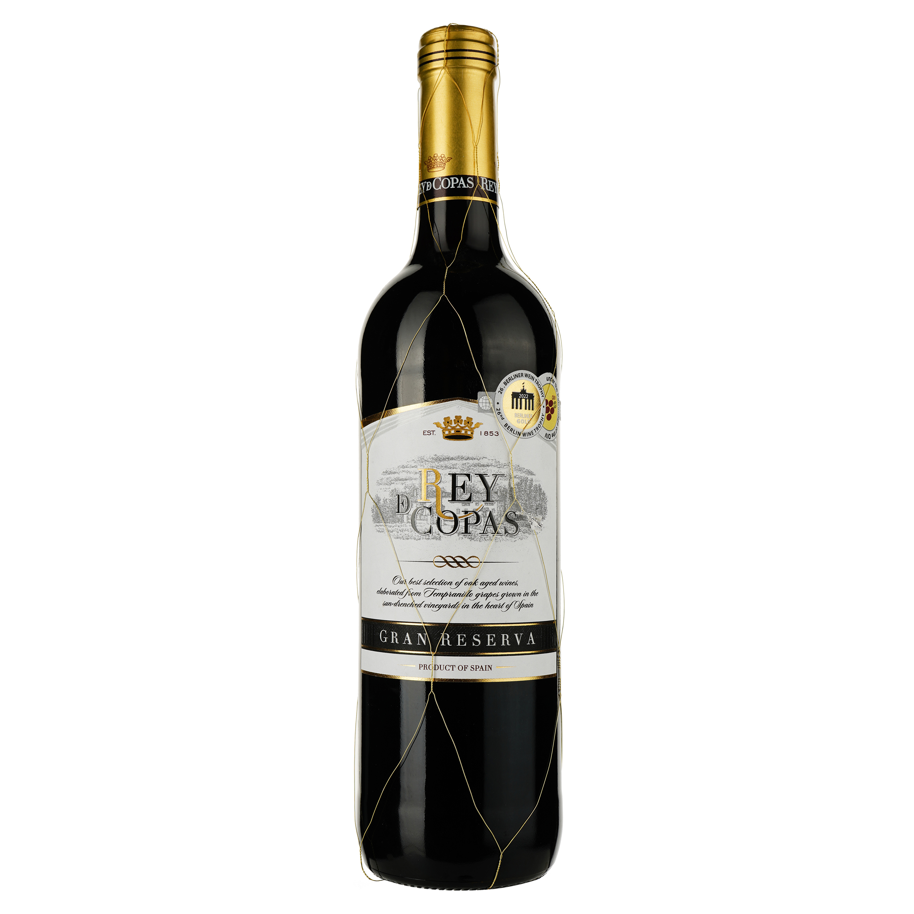 Вино Lozano Rey de Copas Gran Reserva 2016, красное, сухое, 0,75 л - фото 1