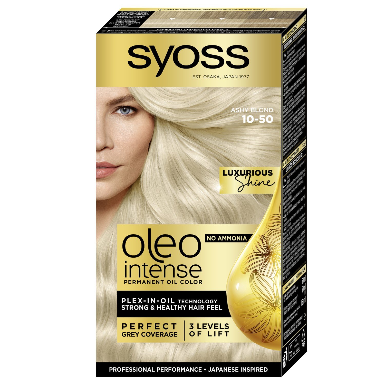 Фарба для волосся без аміаку Syoss відтінок 10-50 (Димчастий блонд) 115 мл - фото 1