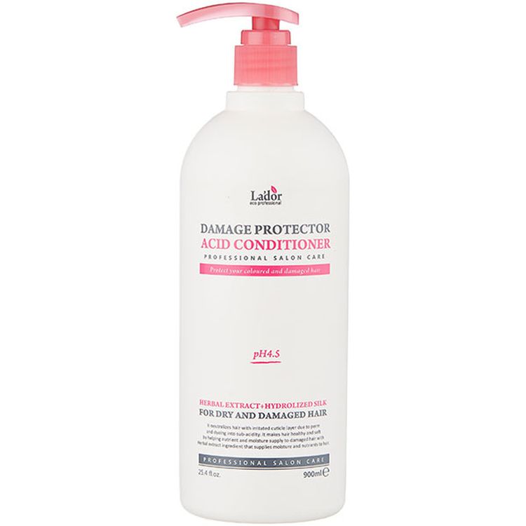 Кондиционер для сухих и поврежденных волос La'dor Damage Protector Acid Conditioner, 900 мл - фото 1