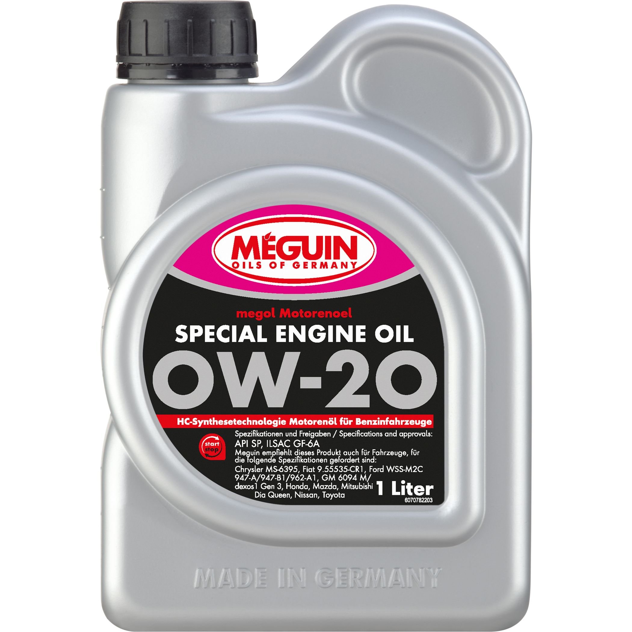 Моторна олива Meguin Special Engine Oil Sae 0W-20 1 л - фото 1