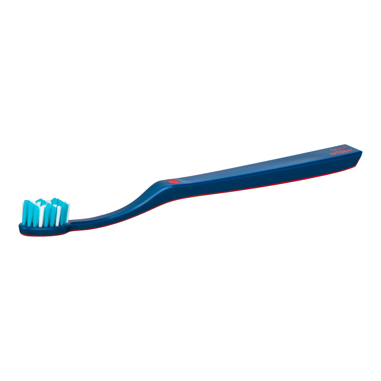 Гігієнічна зубна щітка Edel White Allround середньої жорсткості, синій - фото 1