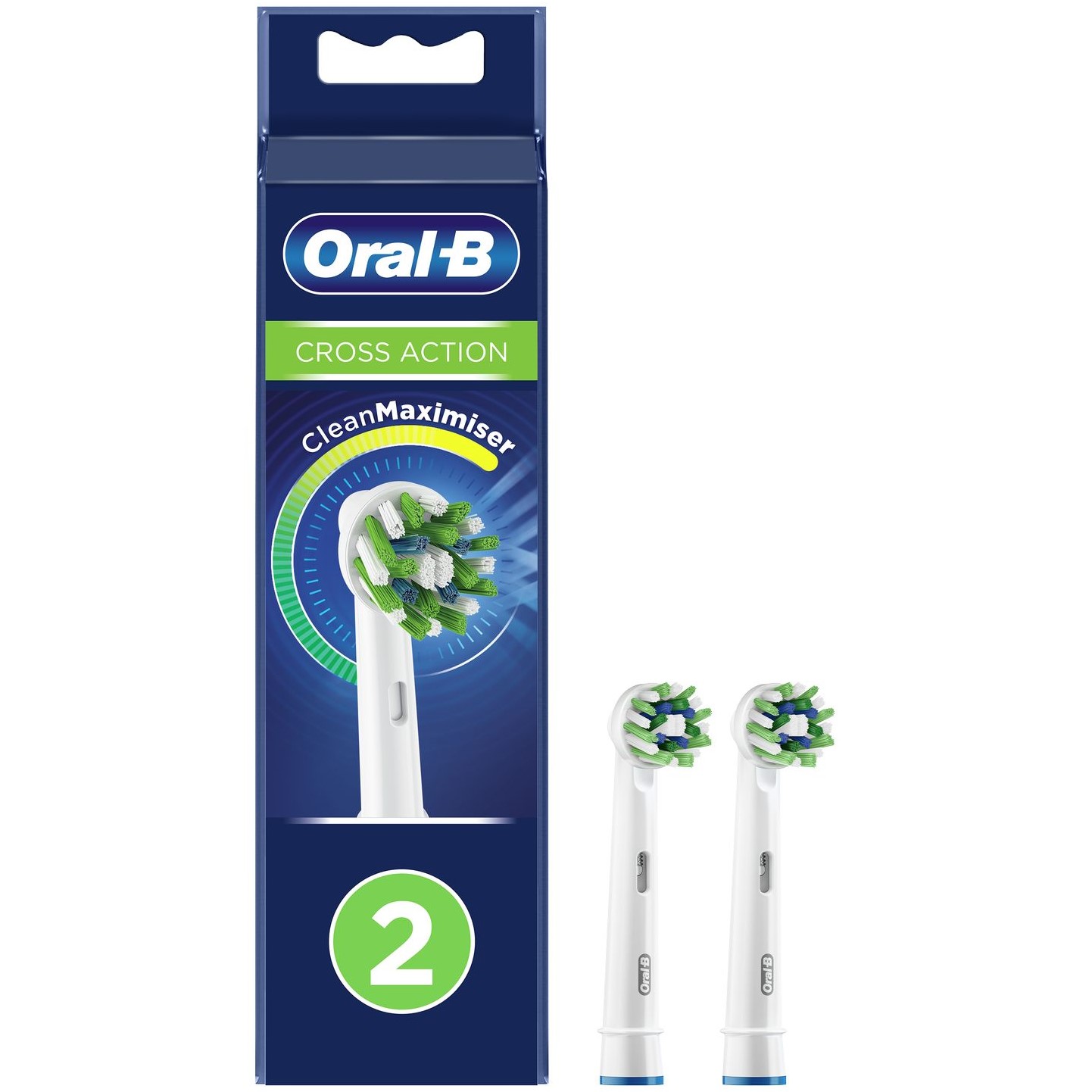 Насадки для электрической зубной щётки Oral-B Cross Action 2 шт. - фото 1