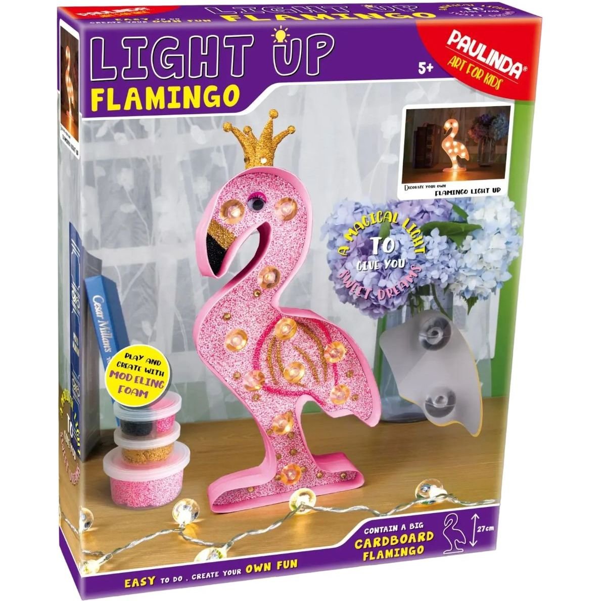 Набор для творчества Paulinda Сияющий Фламинго (072781-3) - фото 1