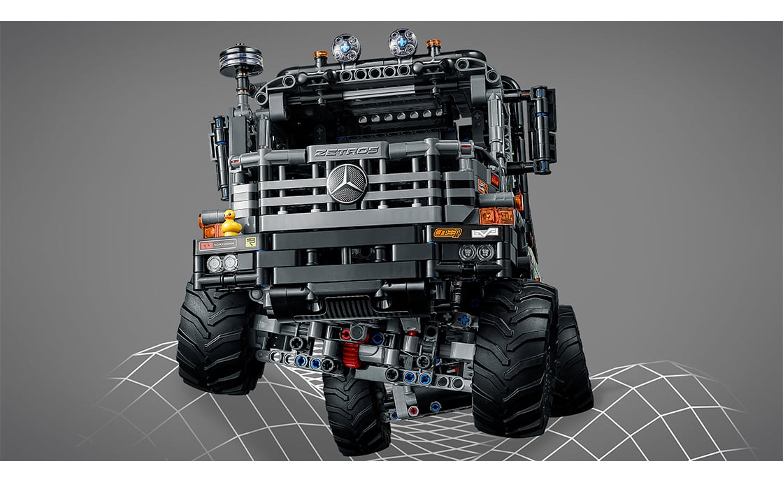 Конструктор LEGO Technic Пробна вантажівка Mercedes-Benz Zetros Toyrc, 2110 деталей (42129) - фото 6