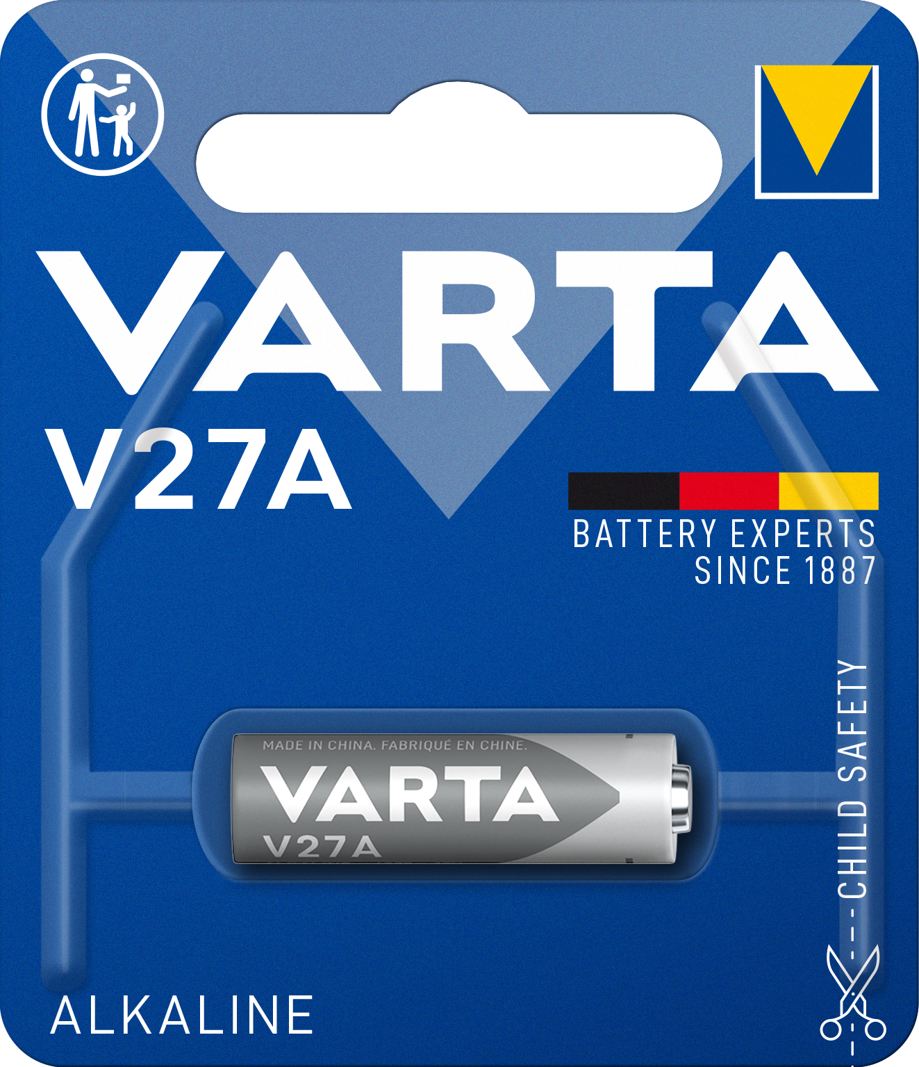 Батарейка Varta V 27 A Bli 1 Alkaline, 1 шт. (4227101401) - фото 1