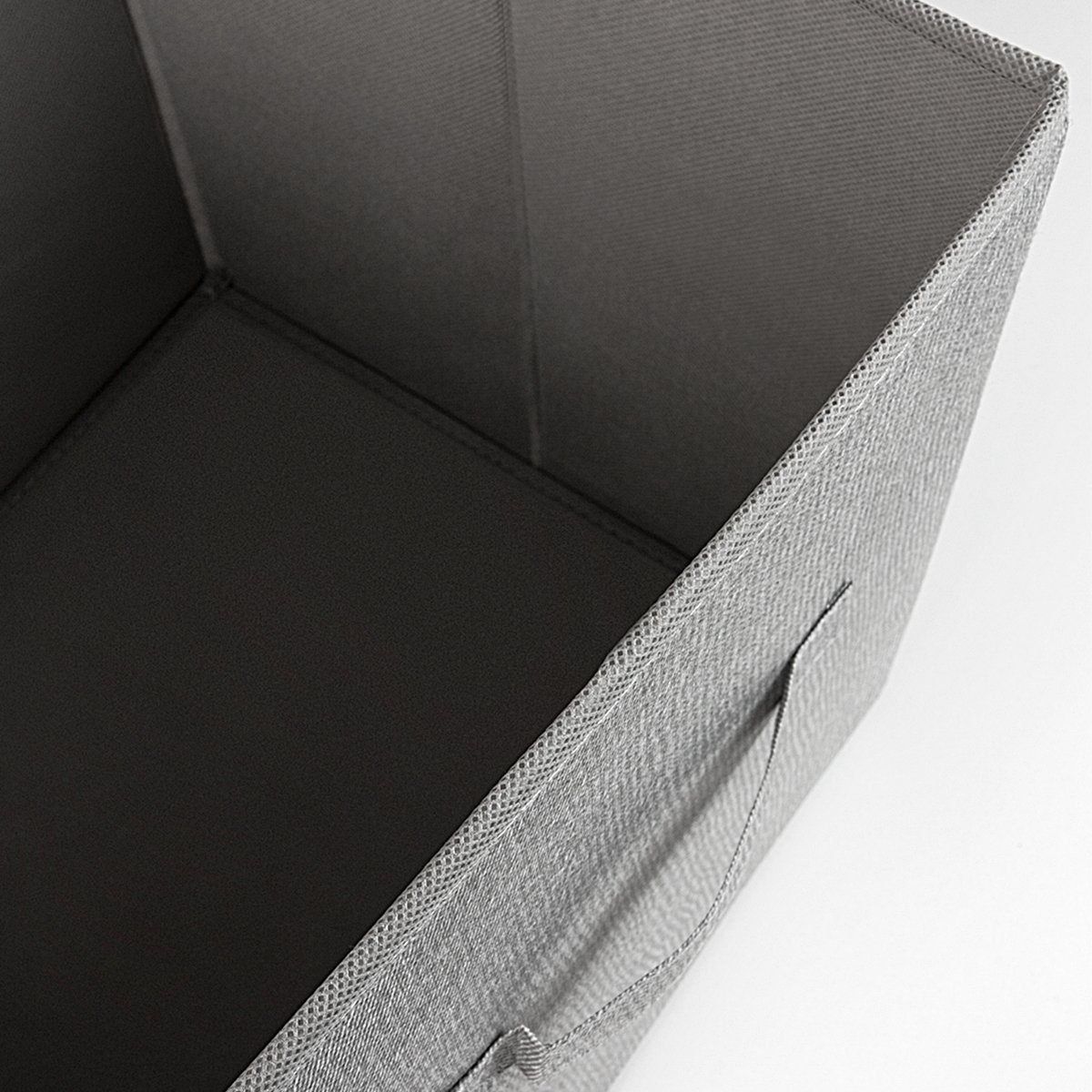 Ящик для хранения МВМ My Home текстильный, 280x280x280 мм, серый (TH-08 GRAY) - фото 8