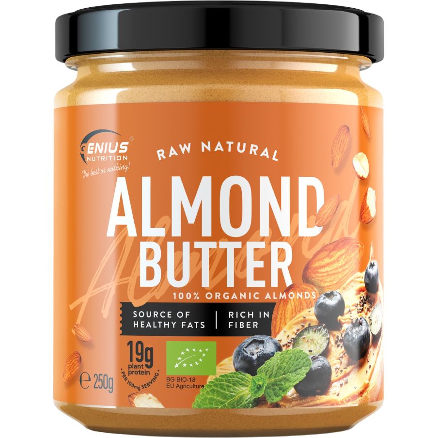 Мигдальна паста Genius Nutrition Almond Butter Organic 250 г - фото 1