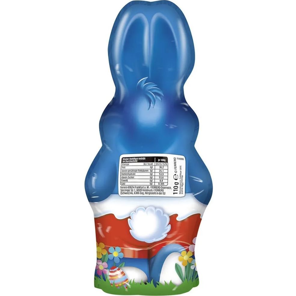 Фігурка шоколадна Kinder Кролик з молочного шоколаду 110 г - фото 2