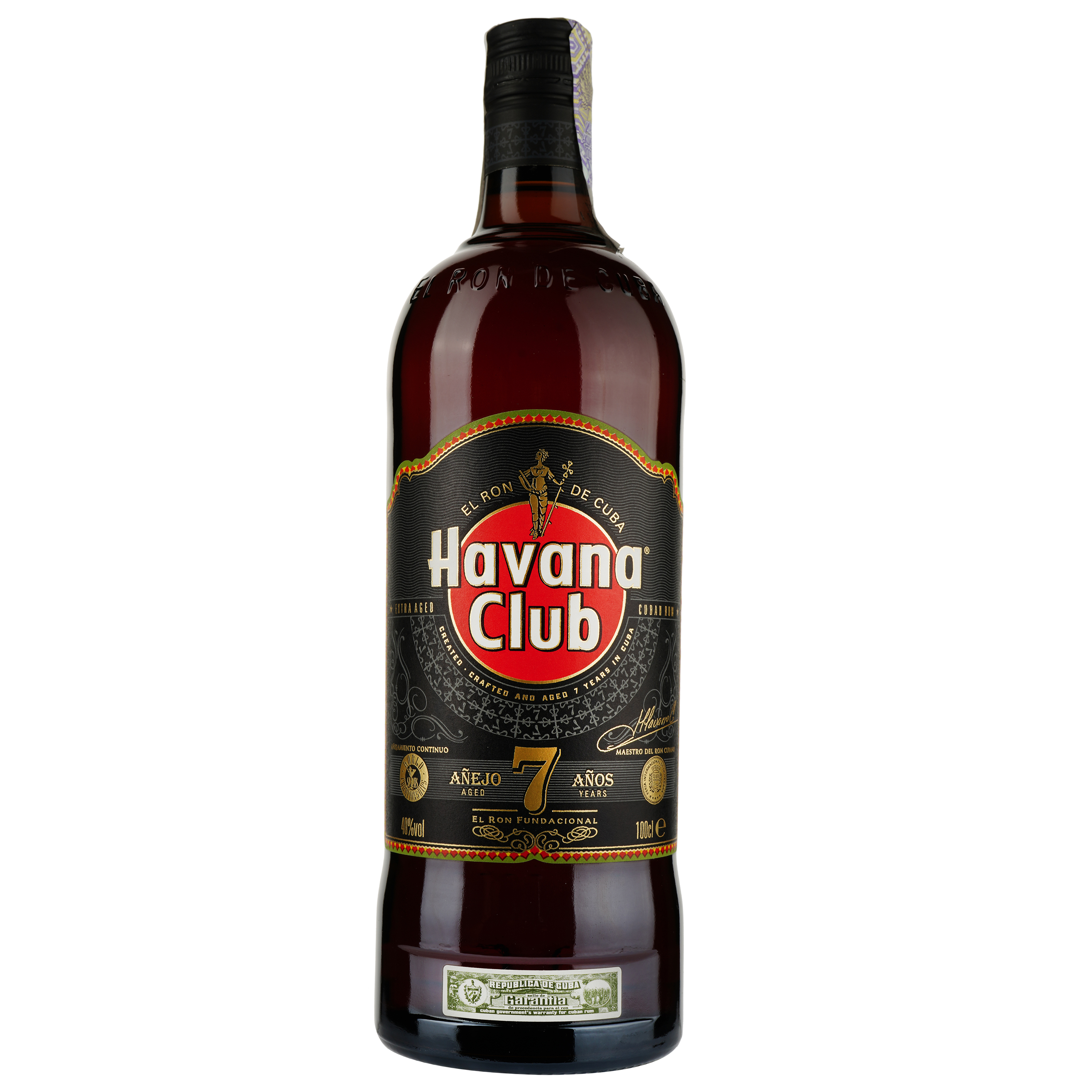 Ром Havana Club Anejo 7 Anos, 40%, 1 л - фото 2