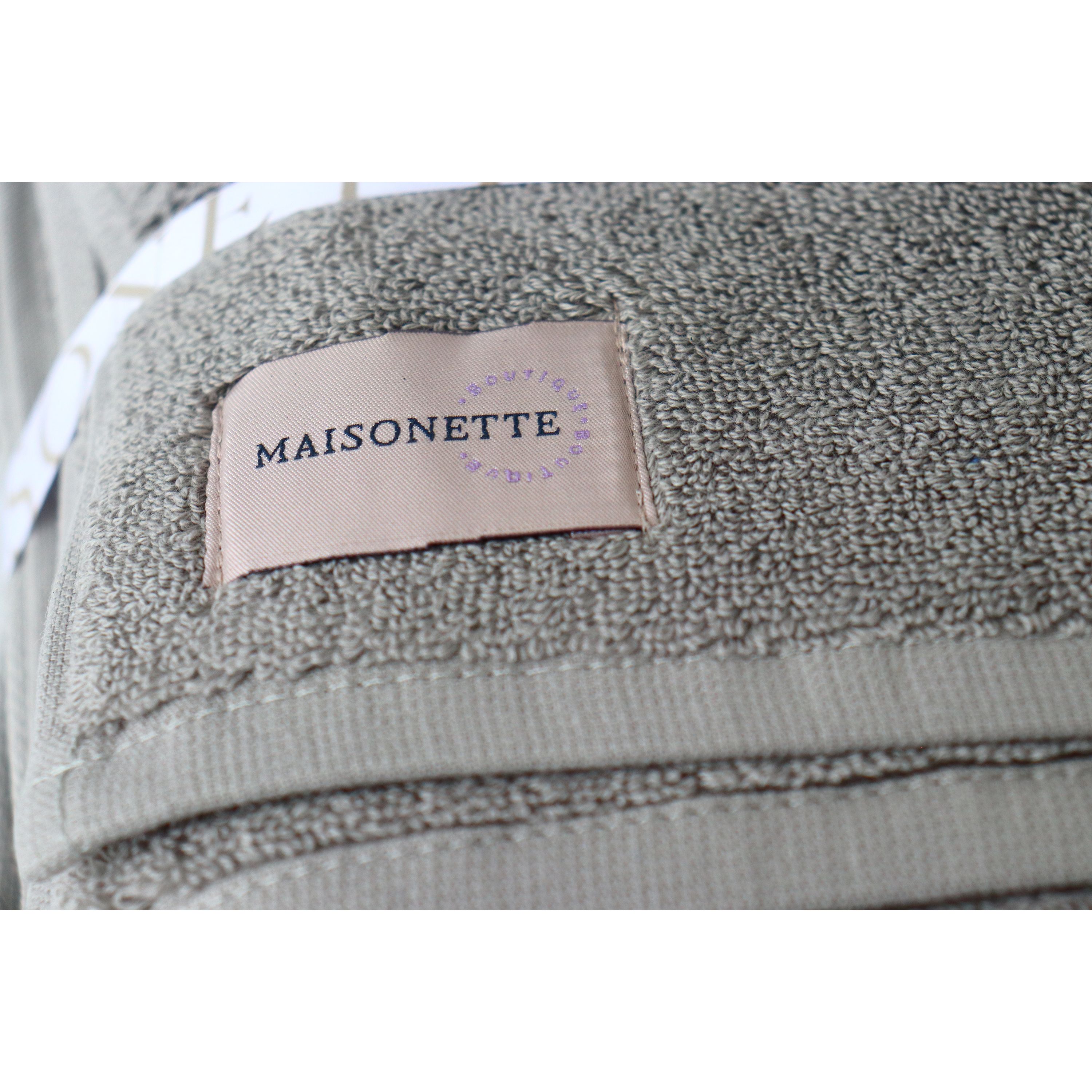 Набір рушників Maisonette Elegance 147x76 см 2 шт. темно-сірий (40641) - фото 7