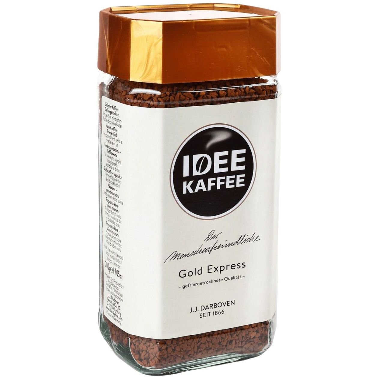 Розчинна кава Idee Kaffee JJ Darboven Gold Express 200 г (896615) - фото 1