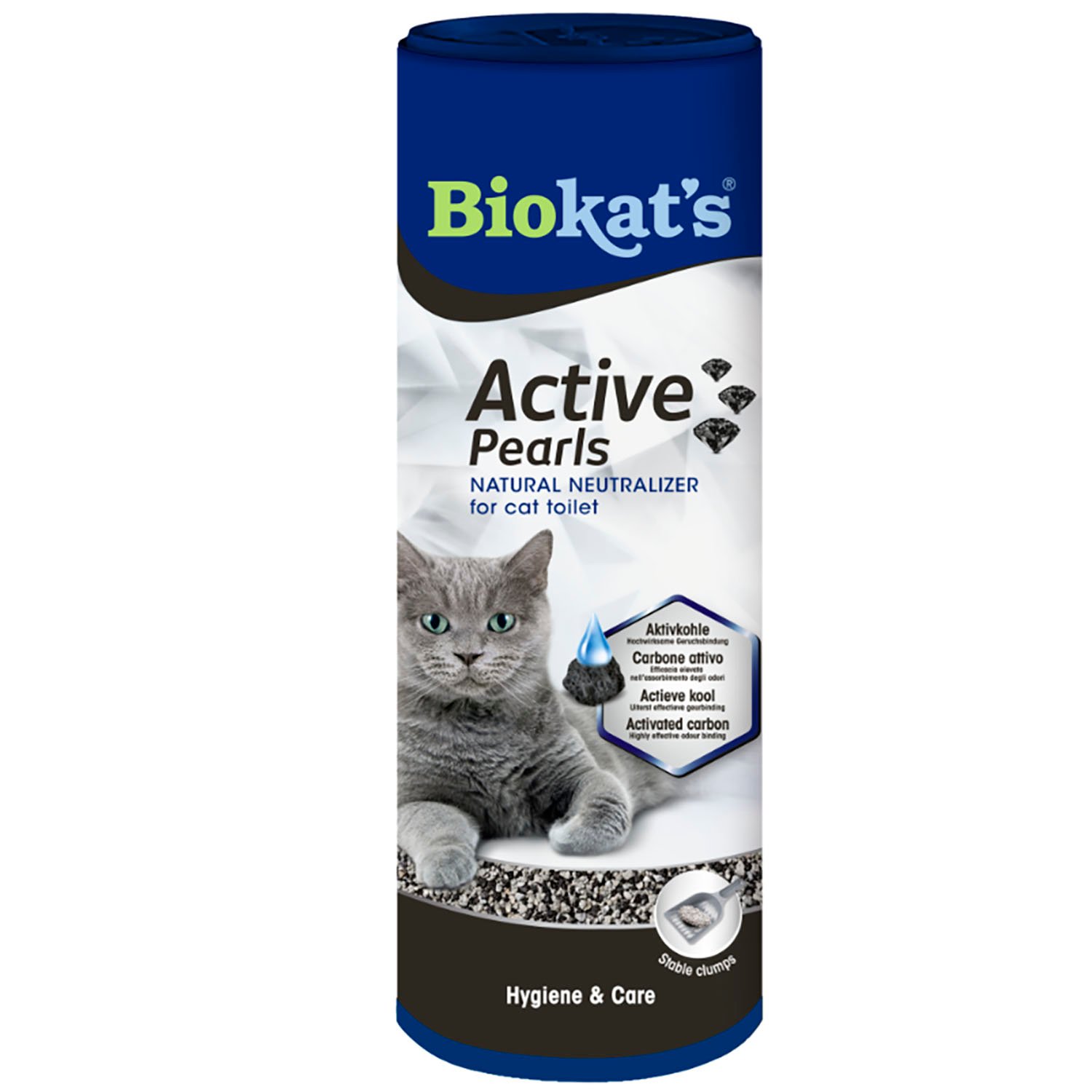 Дезодорант Biokat's Active Pearls для котячого туалету з активованим вугіллям 700 мл - фото 1