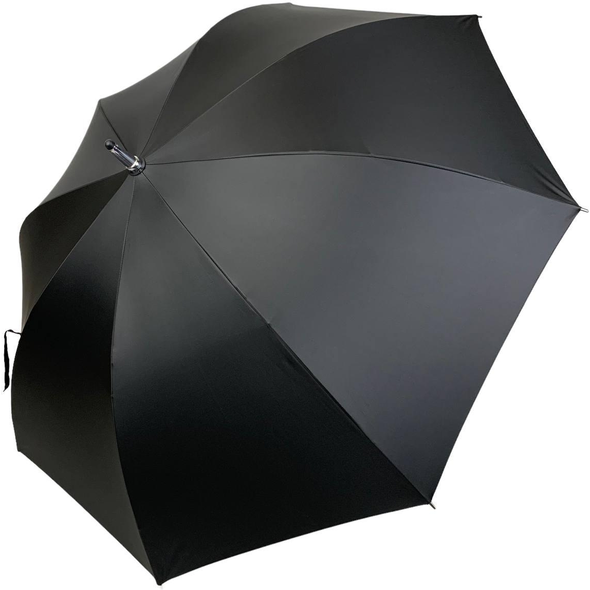 Жіноча парасолька-палиця напівавтомат RST 120 см чорна - фото 1