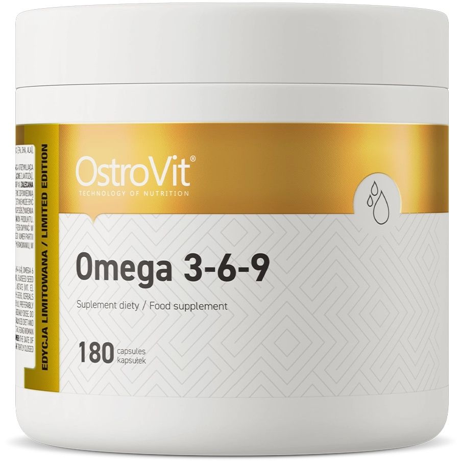 Жирные кислоты OstroVit Omega 3-6-9, 180 капсул - фото 1