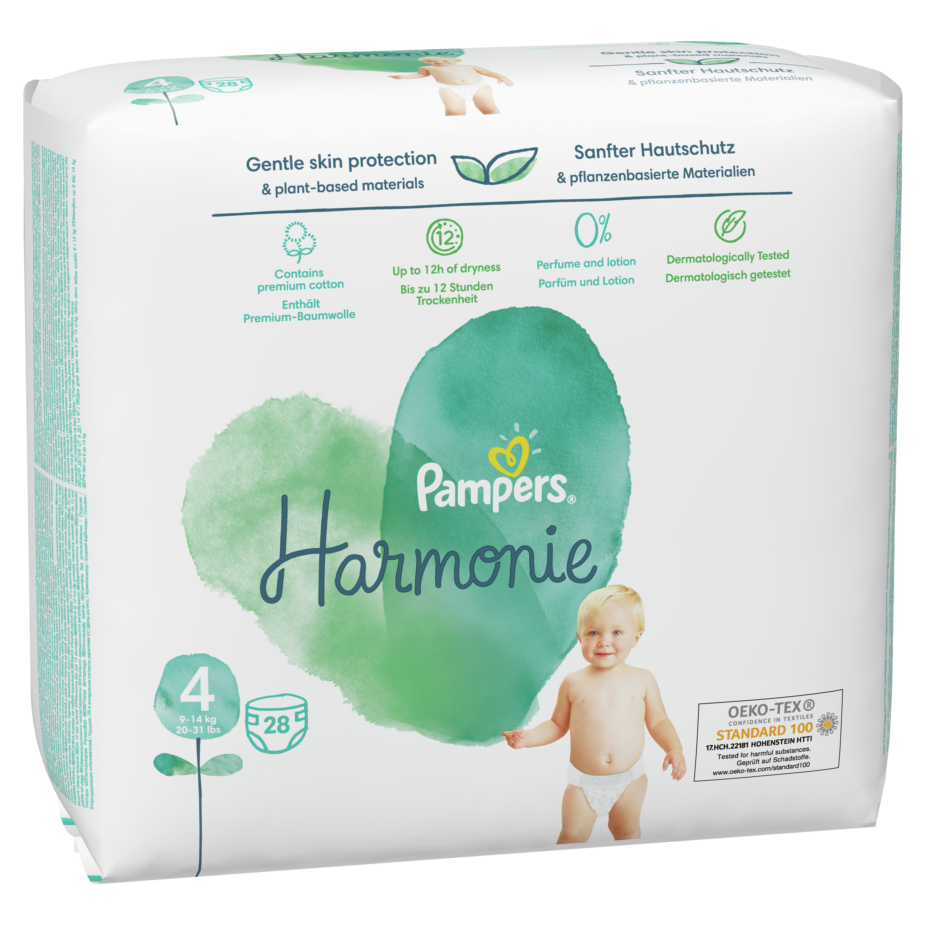 Підгузки Pampers Harmonie 4 (9-14 кг), 28 шт. - фото 3