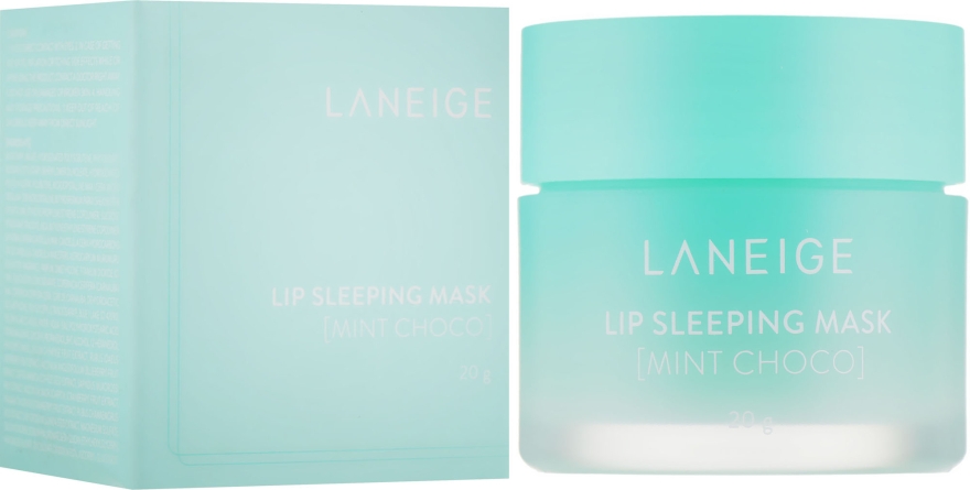 Ночная восстановительная маска для губ Laneige Lip Sleeping Mask Mint Choco - фото 2