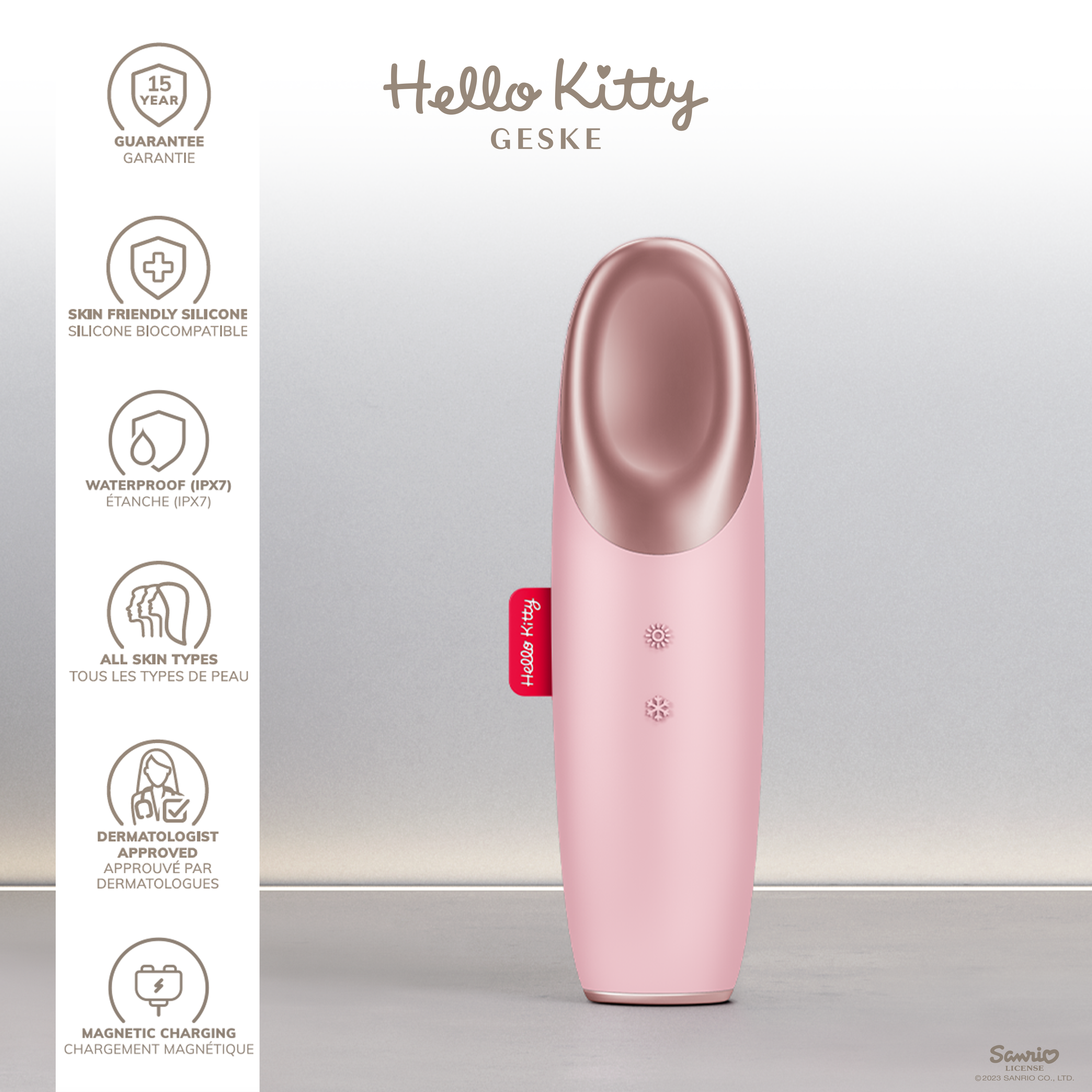 Энерджайзер для глаз GESKE Warm & Cool Eye Energizer 6 в 1 by Hello Kitty розовый - фото 5