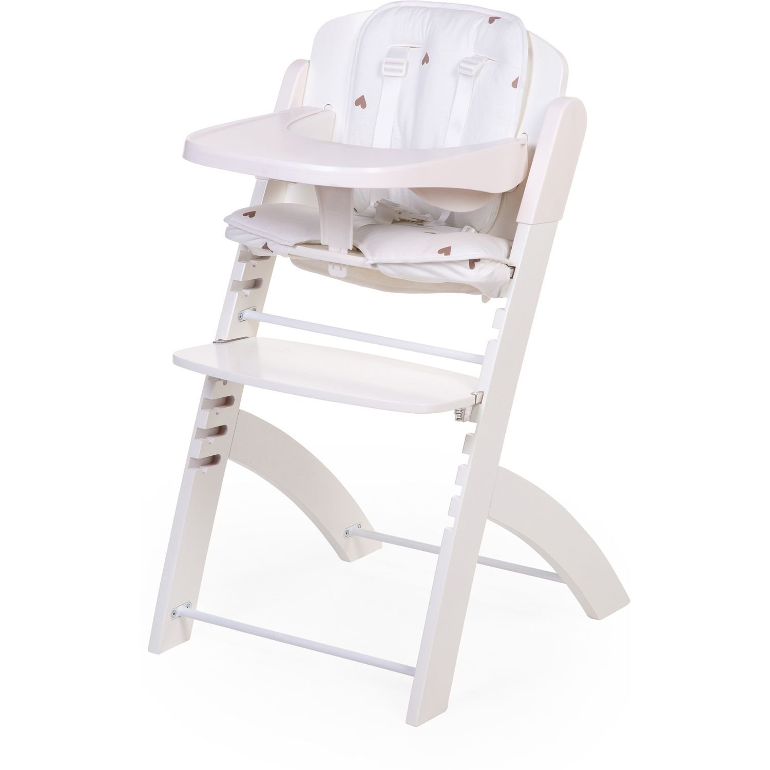 Подушка к стулу для кормления Childhome Evosit High Chair, белая (CCEVOSITJOH) - фото 4