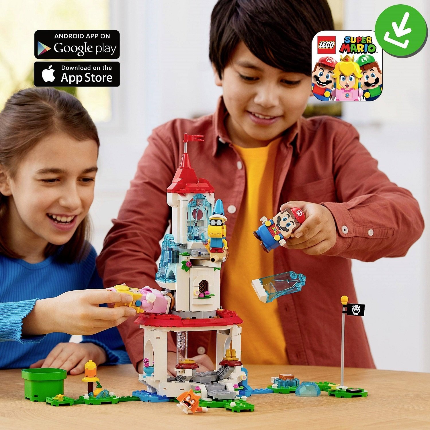 Конструктор LEGO Super Mario Додатковий набір Костюм Піч-кішки та Крижана вежа, 494 деталей (71407) - фото 8