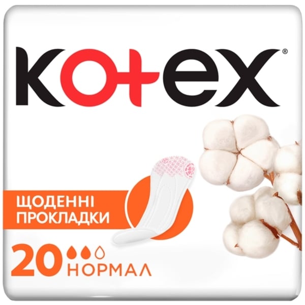 Ежедневные прокладки Kotex Normal 20 шт. - фото 1