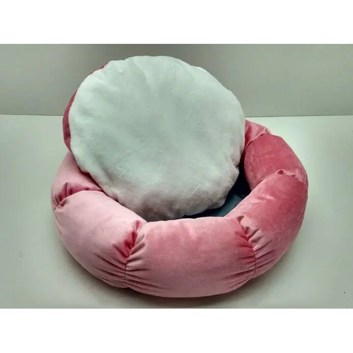 Лежак Matys Жасмин №3, 60х15 см, круглий, рожевий - фото 3