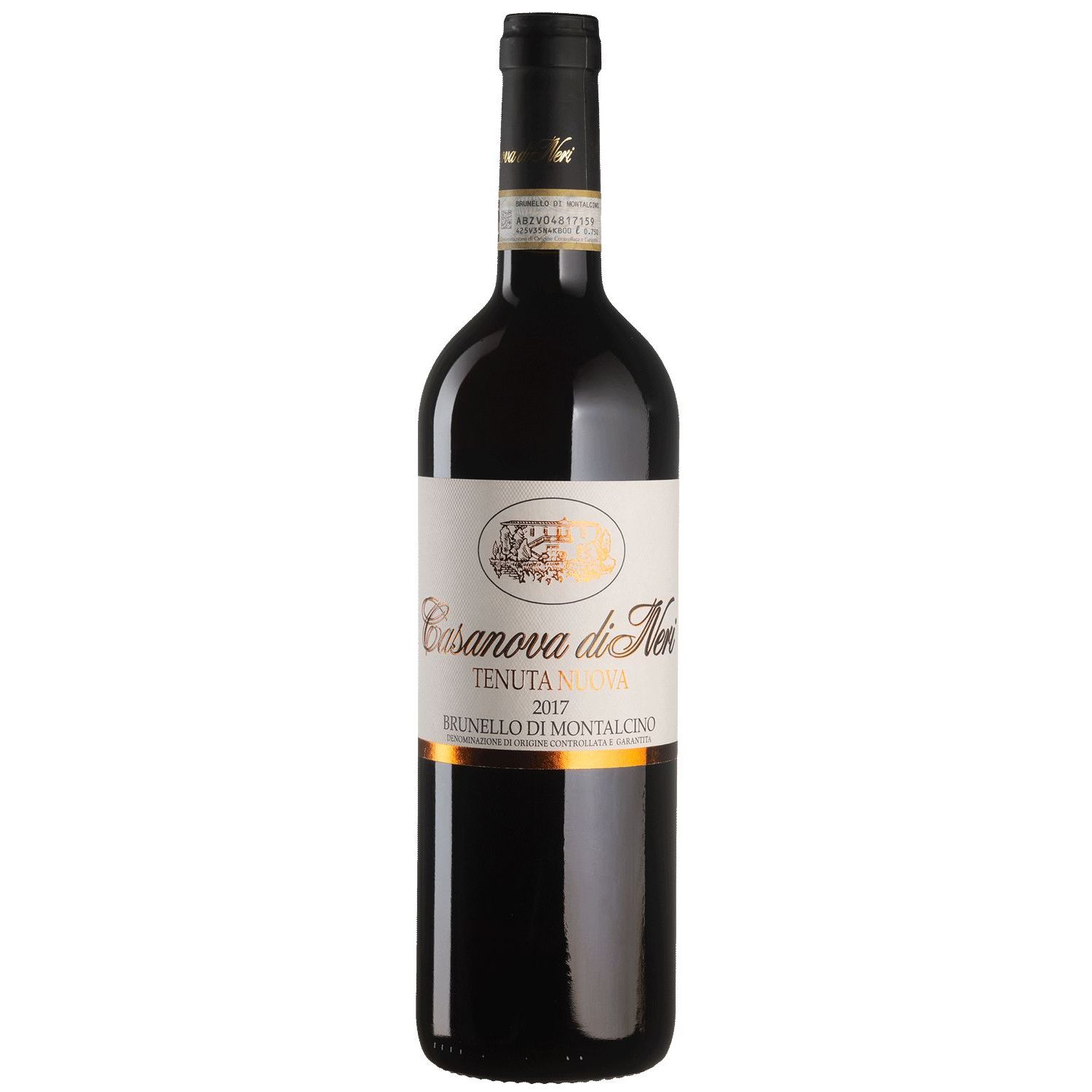 Вино Casanova di Neri Brunello di Montalcino Tenuta Nuova 2017, красное, сухое, 0,75 л - фото 1