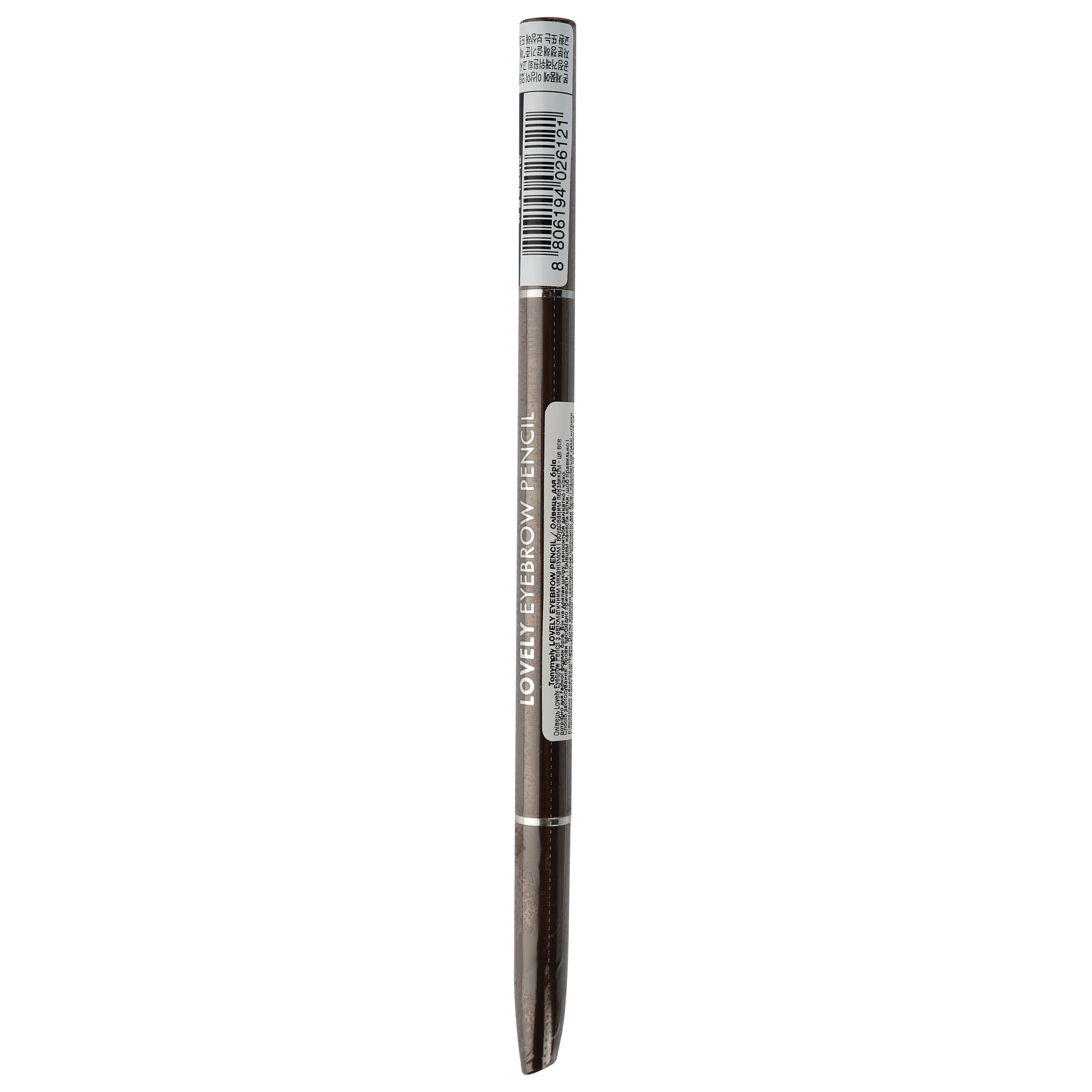 Олівець для брів Tony Moly Lovely Eyebrow Pencil Black Brown тон 05, 1 г - фото 3