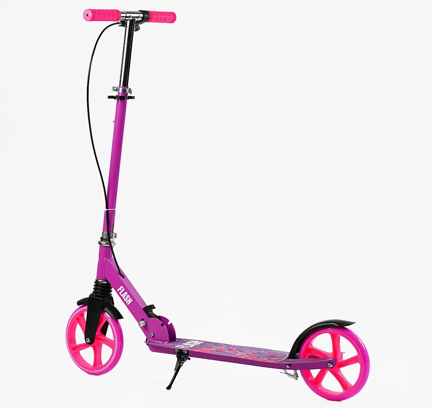 Самокат Best Scooter 88-102х54х12.5 см Фиолетовый 000283573 - фото 5