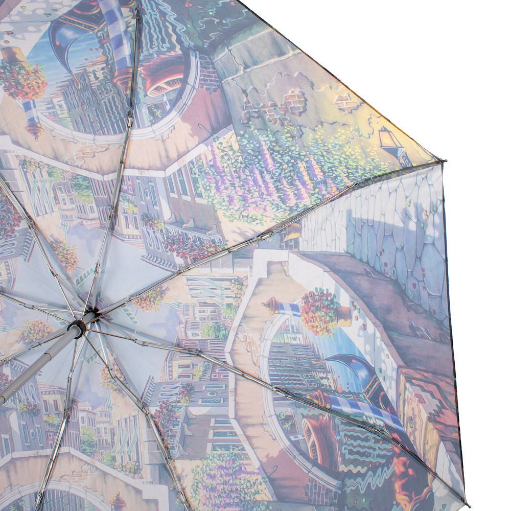 Жіноча складана парасолька механічна Trust 101 см різнобарвна - фото 3