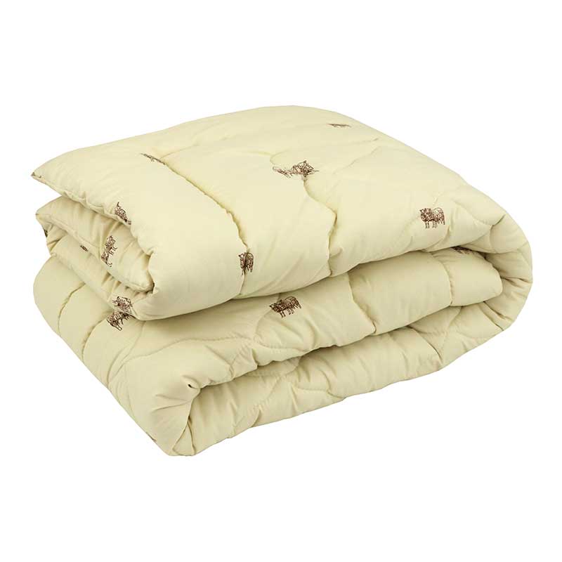 Одеяло шерстяное Руно, полуторный, 205х140 см, бежевый (321.52ШУ_Sheep) - фото 1