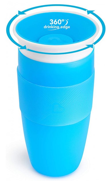 Чашка непроливная Munchkin Miracle 360, 414 мл, голубой (17109.01) - фото 3