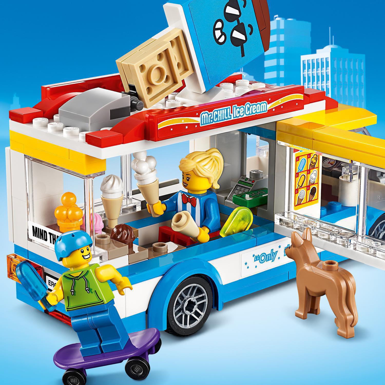 Конструктор LEGO City Вантажівка з морозивом, 200 деталей (60253) - фото 9