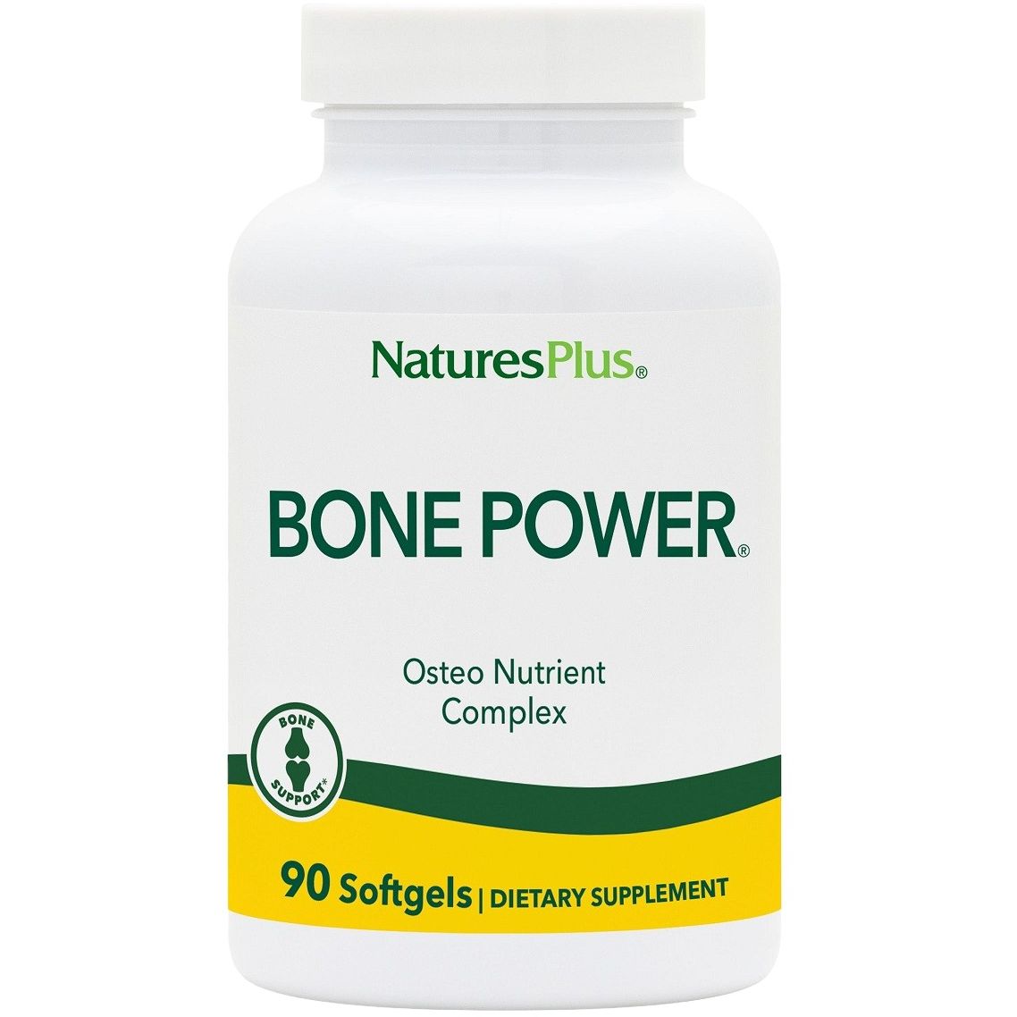 Кальцій з бором Nature's Plus Bone Power для міцних кісток 90 капсул (NTP3341) - фото 1