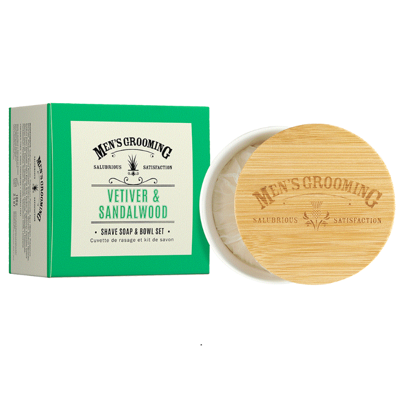 Мыло для бритья Scottish Fine Soaps Vetiver&Sandalwood Shaving Soap Ветивер, 100 г (105008) - фото 1