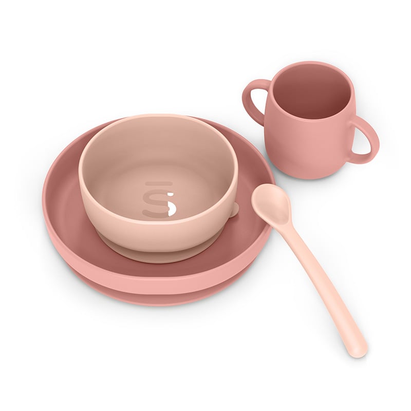 Набір посуду Suavinex Colour Essence, 4 предмети, рожевий (401543) - фото 2