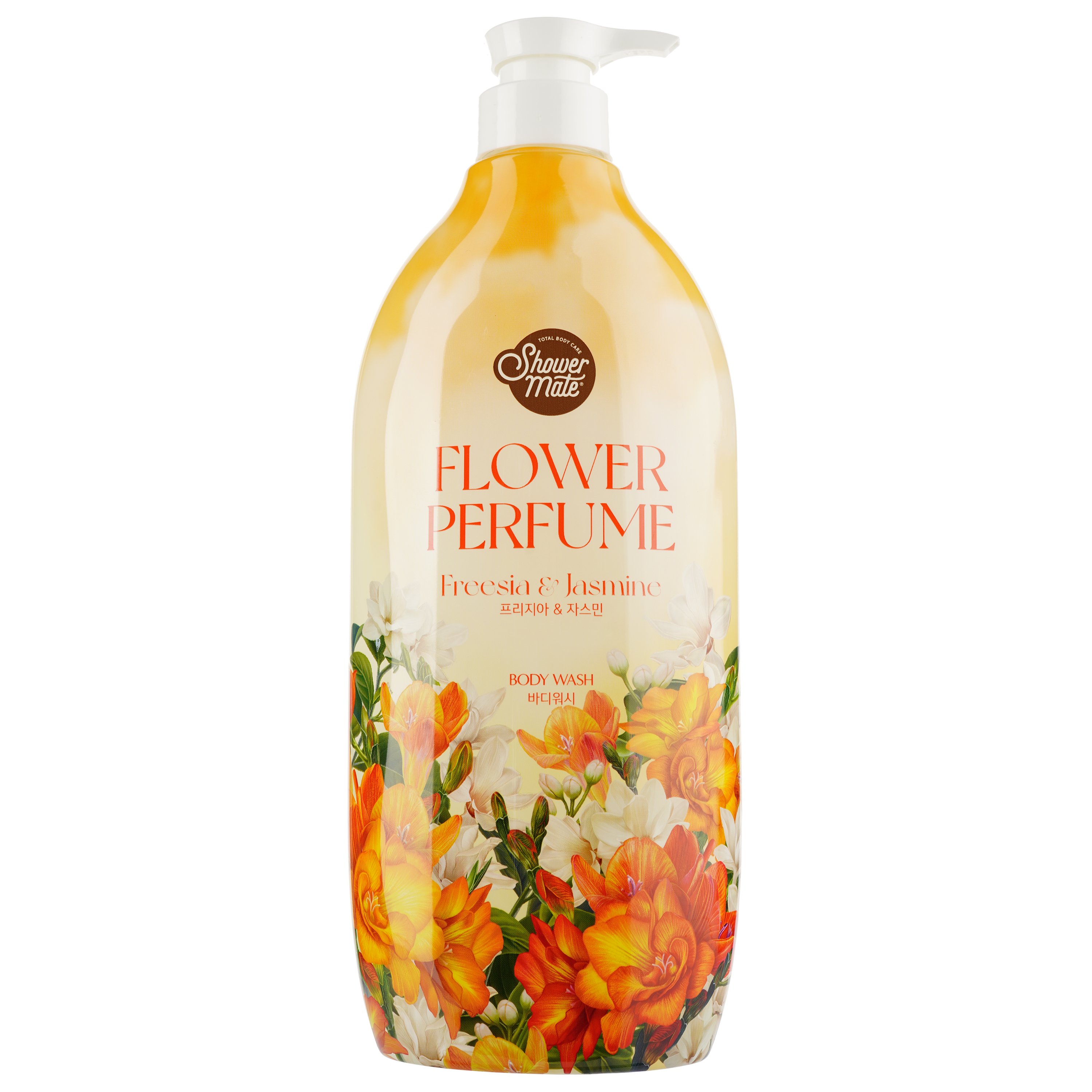 Гель для душа KeraSys Shower Mate Perfumed Freesia&Jasmine с ароматом фрезии и жасмина, 900 мл (8801046259856) - фото 1