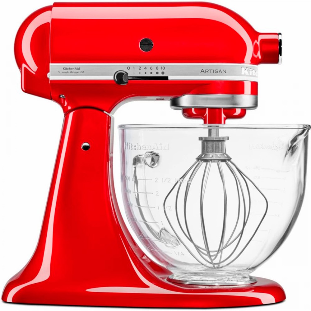 Чаша KitchenAid 5KSM5GB скляна, з ручкою і мірною шкалою 4.7 л (5KSM5GB) - фото 2