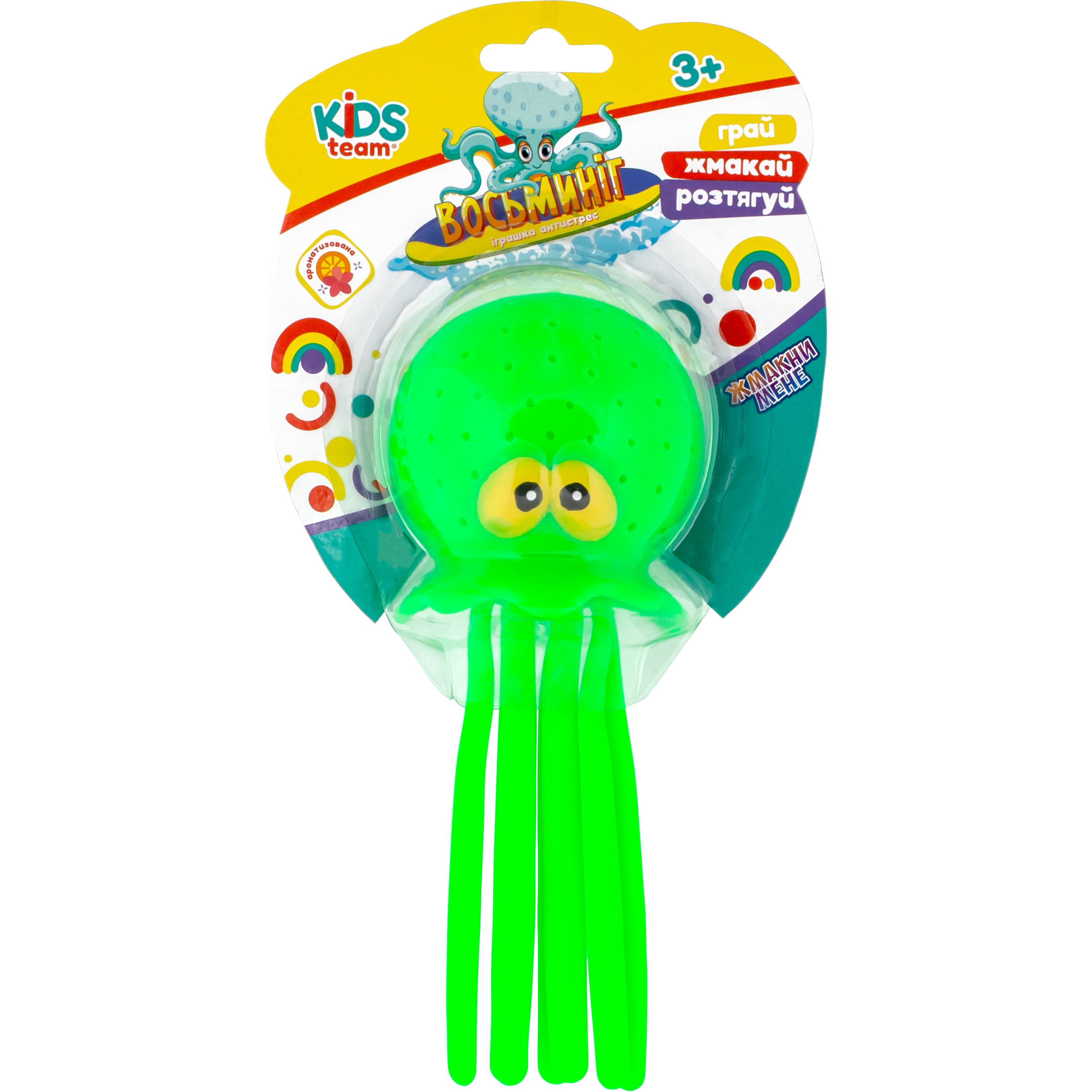 Іграшка-антистрес Kids Team Antistress Восьминіг зелений (CKS-10217) - фото 5