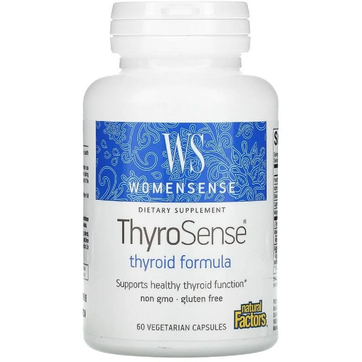 Харчова добавка для щитовидної залози Natural Factors WomenSense ThyroSense 60 капсул - фото 1