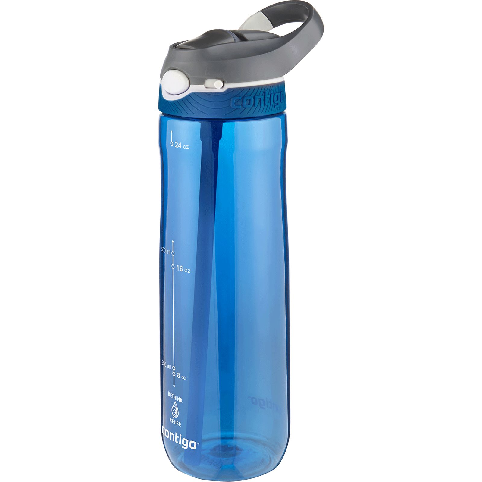 Пляшка для води Contigo Ashland спортивна синя 0.72 л (2191379) - фото 2