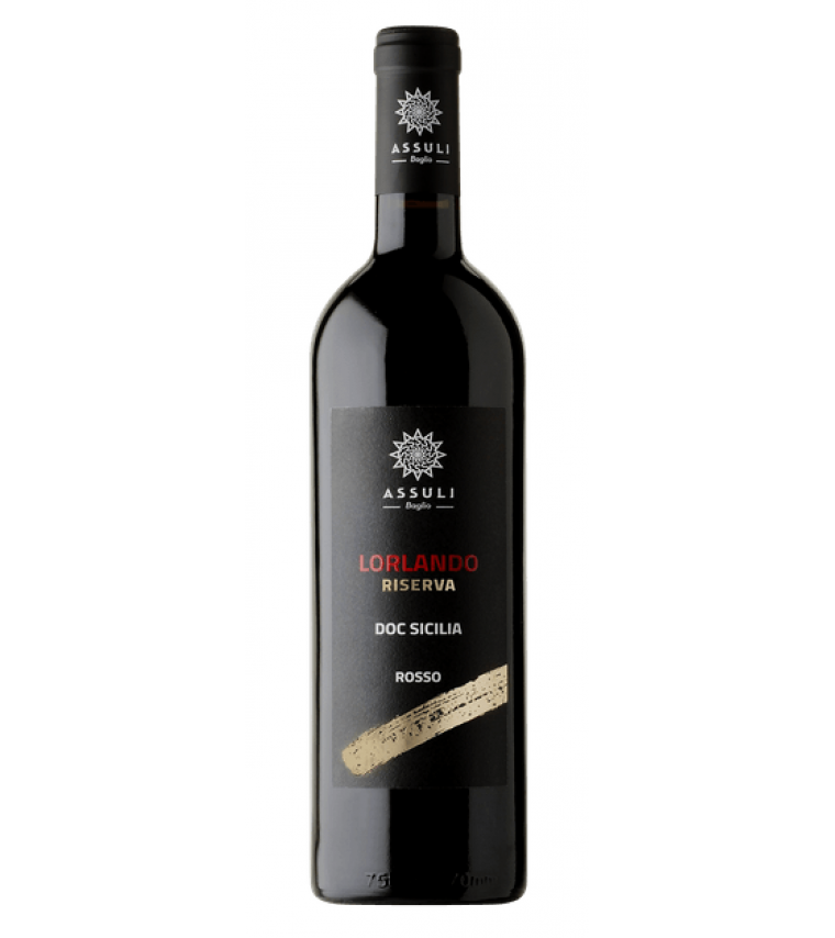 Вино Assuli Lorlando Riserva DOC Sicilia, червоне, сухе, 13,5%, 0,75 л - фото 1