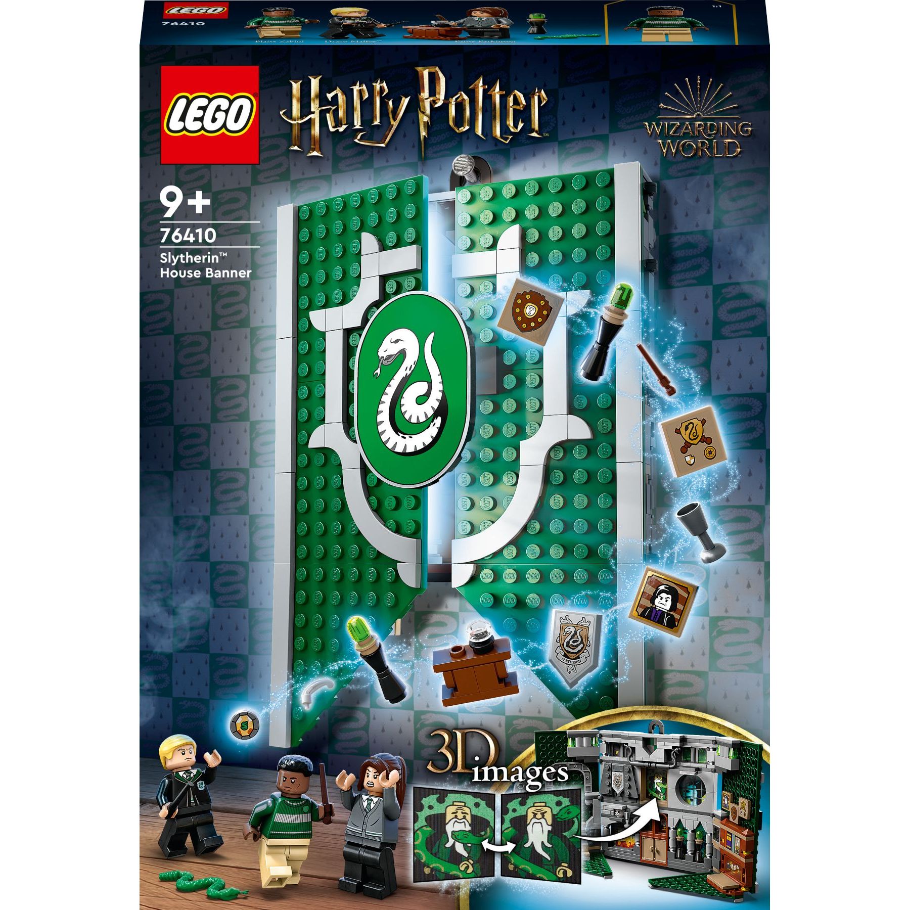 Конструктор LEGO Harry Potter Флаг общежития Слизерин, 349 деталей (76410) - фото 2