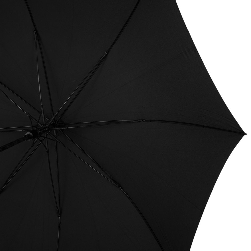 Чоловіча парасолька-палиця напівавтомат Fulton 116 см чорна - фото 3
