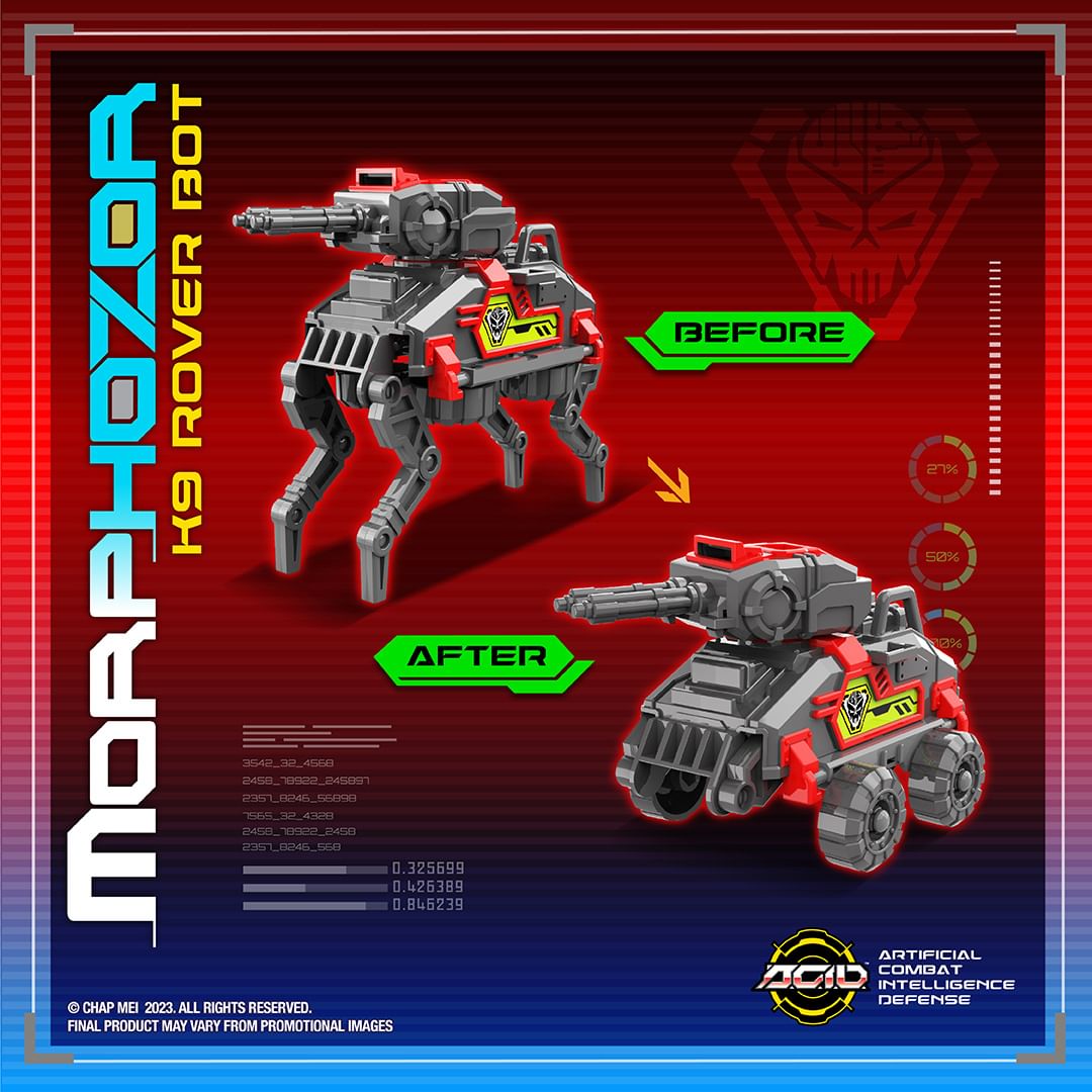 Ігровий набір A.C.I.D. Morphozor K9 Rover Bot (535002) - фото 6