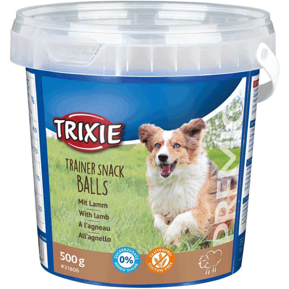 Лакомство для собак Trixie Premio Trainer Snack Lamb Balls Шарики с ягненком, 500 г (31806) - фото 1