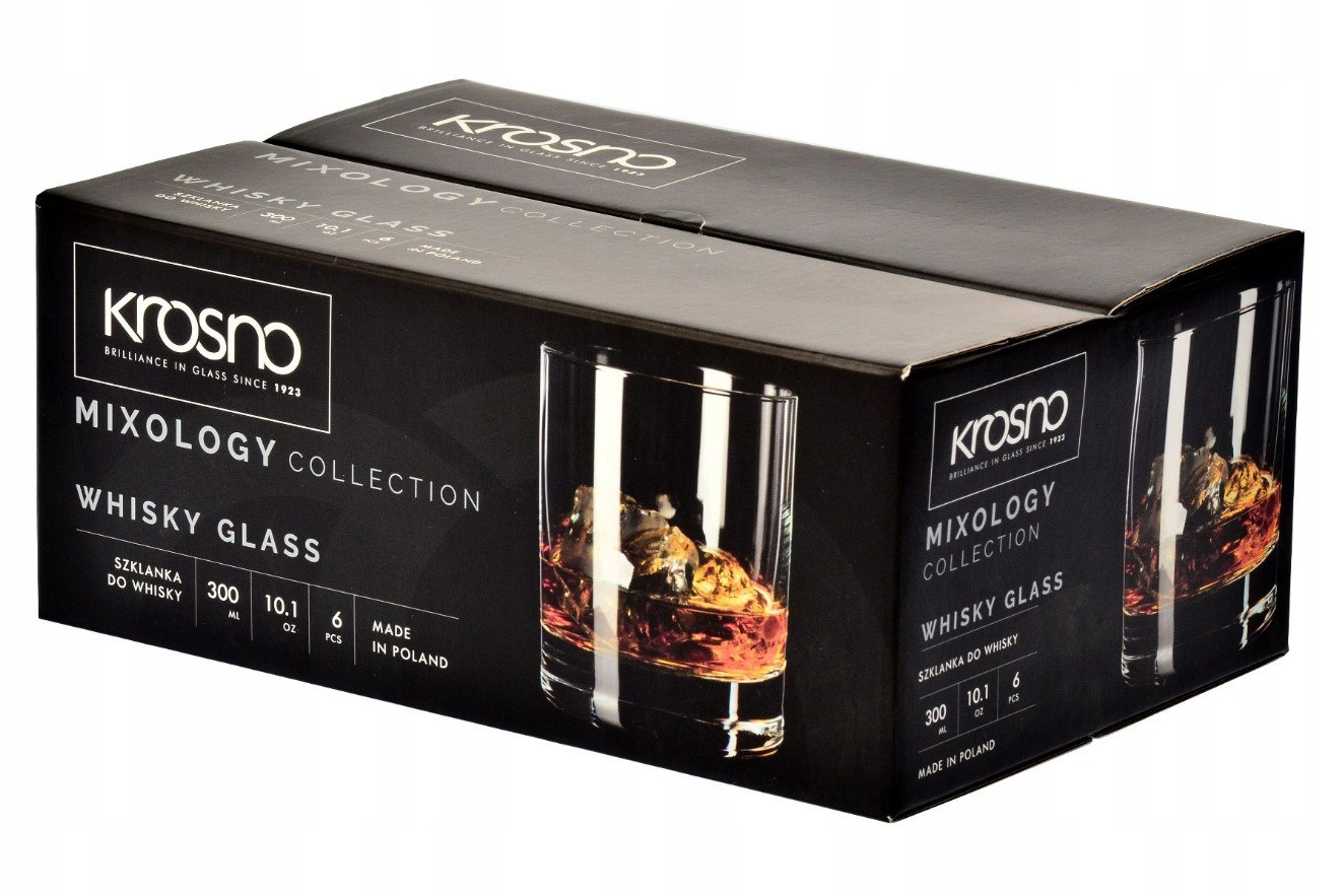 Набор бокалов для виски Krosno Mixology, стекло, 300 мл, 6 шт. (898889) - фото 3