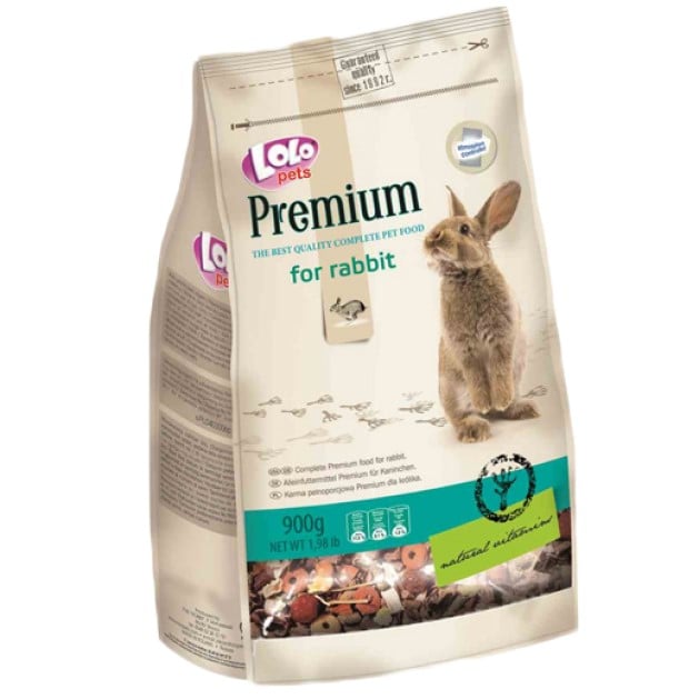Повседневный корм для кролика Lolopets Premium, 900 г (LO-70122) - фото 1