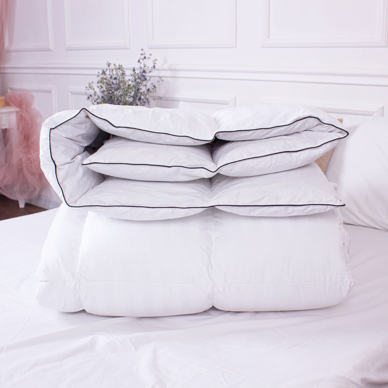 Одеяло пуховое MirSon Royal Pearl 036, полуторное, 215x155, белое (2200000003782) - фото 2