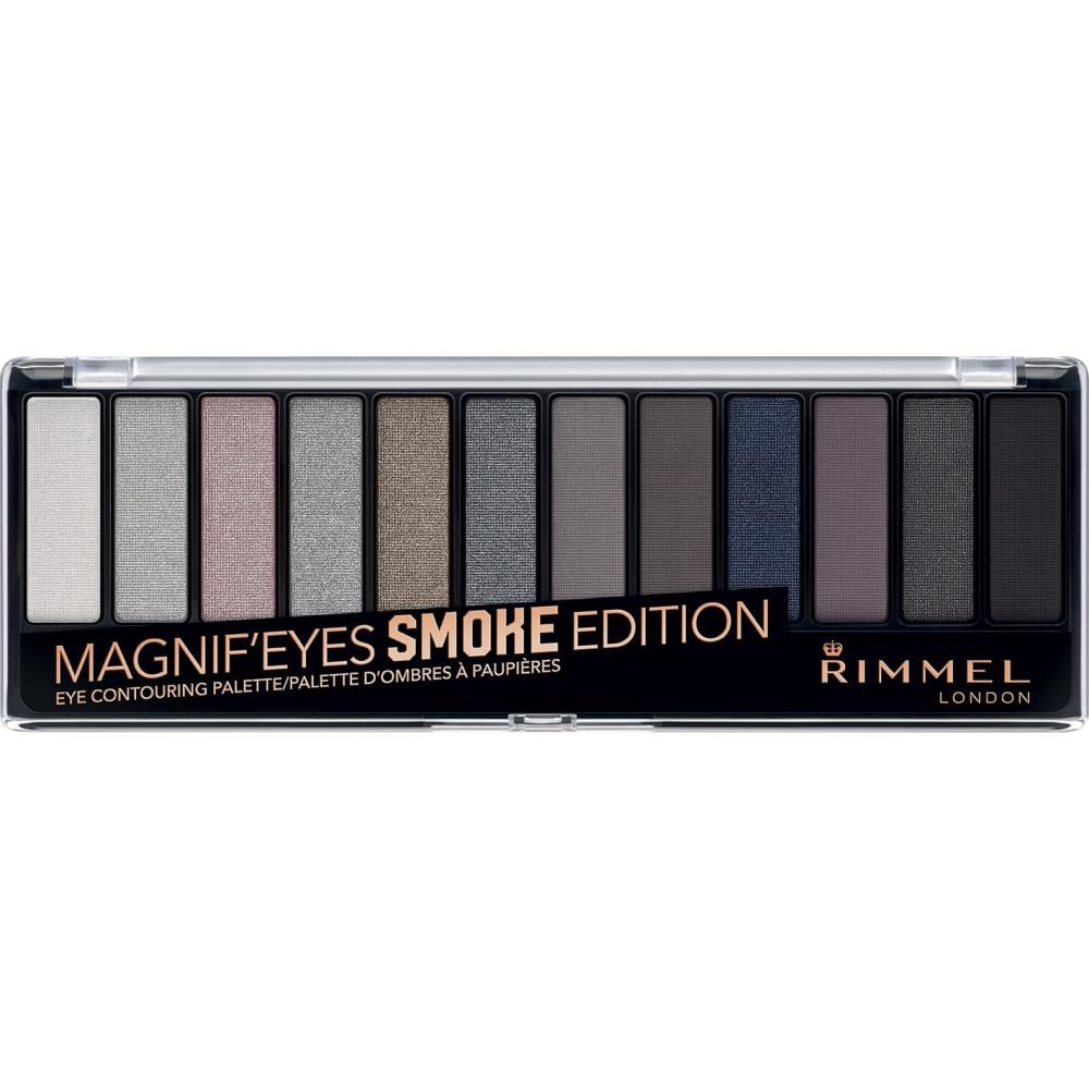 Палетка тіней для повік Rimmel Magnif'eyes Eye Countouring Palette, відтінок 003 (Smoke Edition), 14,16 г (8000019011861) - фото 1