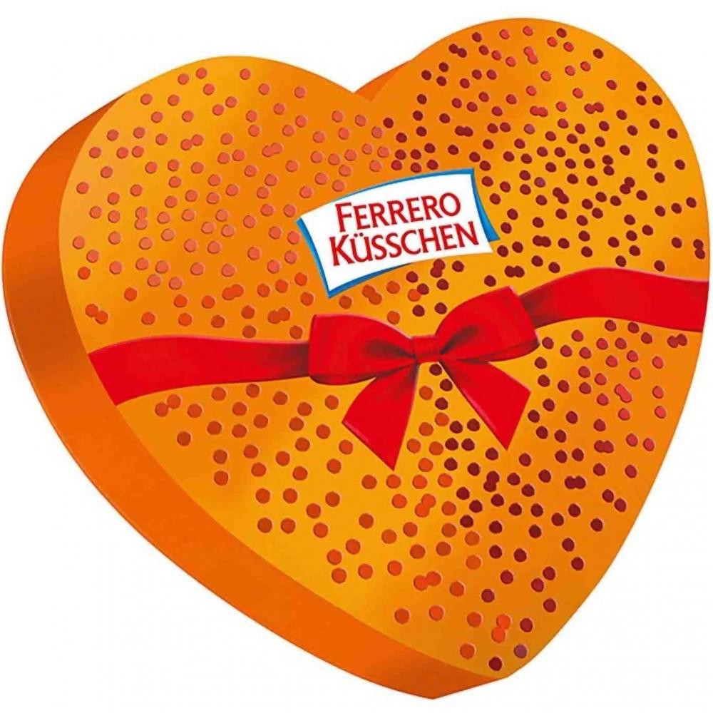 Цукерки Ferrero Kusschen праліне з фундуком 124 г - фото 1